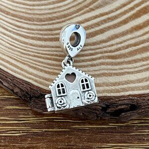 Pandora Home is Where mom is Charm S925 Silver Dangle Perfect Home Dangle Charm
